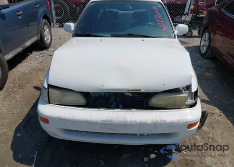 1996 Toyota Corolla Dx z USA, uszkodzony, nr VIN 2T1BB02E6TC159935